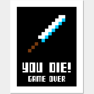 game over Posters and Art